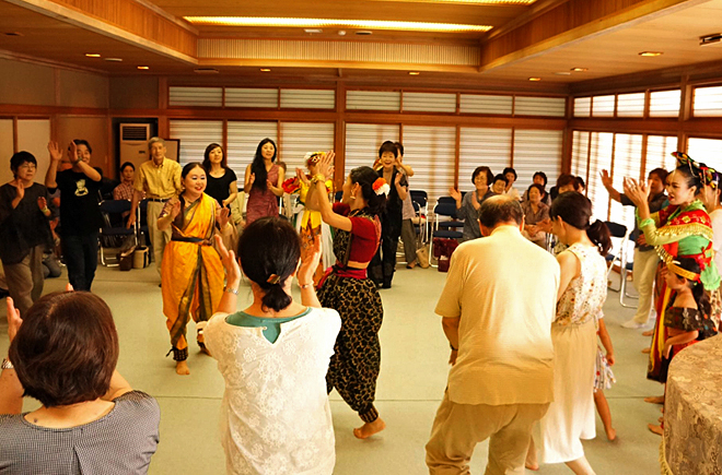 信濃観月苑の舞台ワークショップ